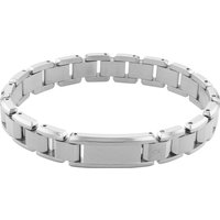 Calvin Klein Herren Armband, Edelstahl, silber, 19.5 CM von Calvin Klein