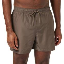 Calvin Klein Herren Badehose Drawstring Medium, Braun (Rustic Copper), L von Calvin Klein