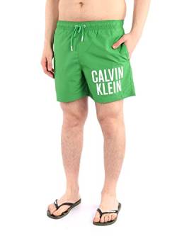 Calvin Klein Herren Badehose Medium Drawstring Lang, Grün (Green Apple), M von Calvin Klein