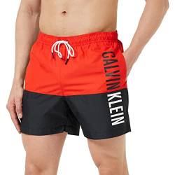 Calvin Klein Herren Badehose Medium Drawstring Lang, Rot (Cajun Red), M von Calvin Klein