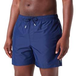 Calvin Klein Herren Badehose Medium Drawstring Mittellang, Blau (Signature Navy), XL von Calvin Klein