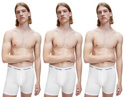 Calvin Klein Herren Boxershorts, 3 Stück, 000nb1770a Retroshorts, White, M (3er Pack) von Calvin Klein