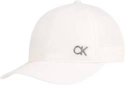 Calvin Klein Herren Cap Basecap, Weiß (Nimbus Cloud), Einheitsgröße von Calvin Klein