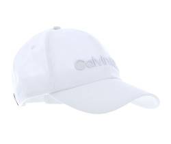 Calvin Klein Herren Cap Calvin Embroidery Basecap, Weiß (White), Einheitsgröße von Calvin Klein