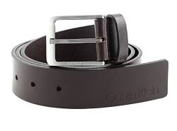 Calvin Klein Herren Ck Vital 35mm Gürtel, Dark Brown, 85 von Calvin Klein