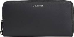 Calvin Klein Herren Concise Long Zip Around K50K510589 Geldbörsen, Schwarz (Ck Black) von Calvin Klein