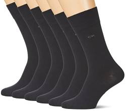 Calvin Klein Herren Crew Socken, Schwarz, 43/46 (6er Pack) von Calvin Klein