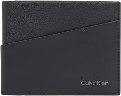 Calvin Klein Herren DIAGONAL Bifold 6CC W/Bill K50K510595 Geldbörsen, Schwarz (Ck Black) von Calvin Klein