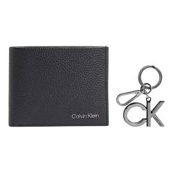 Calvin Klein Herren Geschenk-Set Warmth Bifold 5 CC + Keyfob Geldbeutel und Schlüsselanhänger, Schwarz (Ck Black), Einheitsgröße von Calvin Klein