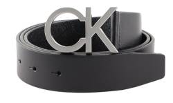 Calvin Klein Herren Gürtel Ck Buckle Belt 3.5 cm Ledergürtel, Schwarz (Ck Black), 100 cm von Calvin Klein