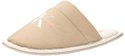 Calvin Klein Herren Hotel Slipper Surfaces YM0YM00757 Hausschuhe, Braun (Plaza Taupe/Apricot Orange), 41 EU von Calvin Klein