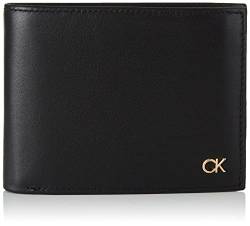 Calvin Klein Herren ICON Trifold 10CC W/Coin K50K509632 Geldbörsen, Schwarz (Ck Black) von Calvin Klein