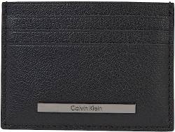 Calvin Klein Herren Kartenetui Modern Bar Leder, Schwarz (Ck Black), Onesize von Calvin Klein