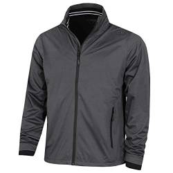 Calvin Klein Herren Kragen Details Golfjacke - Charcoal/Schwarz - XXXL von Calvin Klein