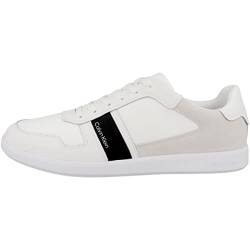 Calvin Klein Herren Low Cup Freizeit-Sneaker Sneaker Weiß 41 EU von Calvin Klein