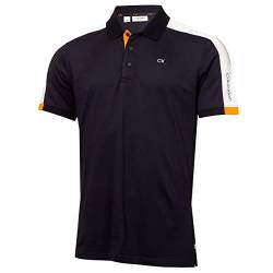 Calvin Klein Herren Meilen Feuchtigkeitsdocht Golfpolo - Marine - M von Calvin Klein