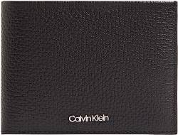 Calvin Klein Herren Minimalism Trifold 10CC W/Coin K50K509614 Geldbörsen, Schwarz (Ck Black) von Calvin Klein