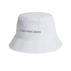 Calvin Klein Herren Monogram Fischerhut Kappen Und Hüte Weiß ONE Size von Calvin Klein