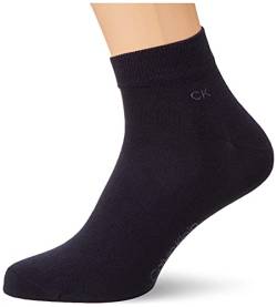 Calvin Klein Herren Quarter Socken, Marineblau, 43/46 (2er Pack) von Calvin Klein