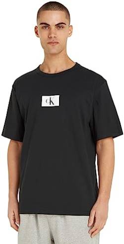 Calvin Klein Herren S/S Crew Neck 000NM2399E Kurzarm Rundhals T-Shirts, Schwarz (Black), L von Calvin Klein