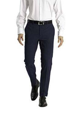 Calvin Klein Herren Skinny Fit Stretch-Kleiderhose Anzughose, Navy, 29W / 30L von Calvin Klein