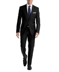 Calvin Klein Herren Slim Fit Separates Business-Anzug Hosen-Set, Schwarz, 32W / 32L von Calvin Klein