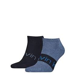 Calvin Klein Herren Sneaker Socken, Marineblau, 39/42 (2er Pack) von Calvin Klein