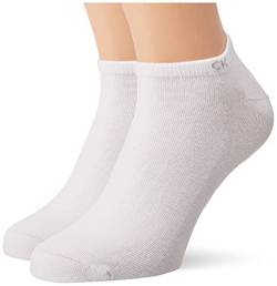 Calvin Klein Herren Sneaker Socken, Weiß, 43/46 (2er Pack) von Calvin Klein