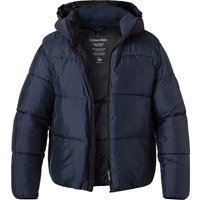 Calvin Klein Herren Steppjacke blau Mikrofaser unifarben von Calvin Klein