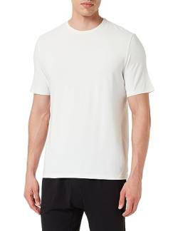 Calvin Klein Herren T-Shirt Kurzarm S/S Crew Neck Stretch, Grau (Vaporous Grey), L von Calvin Klein