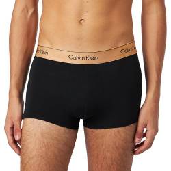 Calvin Klein Herren Trunk 56a Retroshorts, Black W Gold Metallic Wb, XL von Calvin Klein