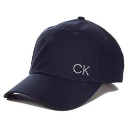 Calvin Klein Herren-Twill-Kappe aus Baumwolle – Marineblau – Einheitsgröße von Calvin Klein