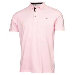 Calvin Klein Herren Uni Golf Poloshirt - Baby Pink - XL von Calvin Klein