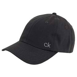 Calvin Klein Herren klassischer Baumwoll Cap - Charcoal - One Size von Calvin Klein