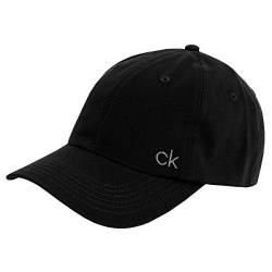 Calvin Klein Herren klassischer Baumwoll Cap - Schwarz - One Size von Calvin Klein