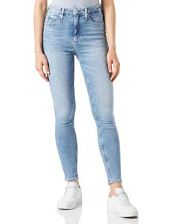 Calvin Klein Jeans Damen HIGH Rise SUPER Skinny Ankle J20J219334 Hosen, Denim (Denim Light), 31W von Calvin Klein
