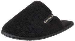 Calvin Klein Jeans Damen Hausschuhe Hotel Slipper Surfaces Warm, Schwarz (Black/Dew Logo), 36 von Calvin Klein