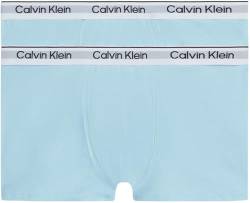 Calvin Klein Jungen 2Pk Trunk Retroshorts, Blue, 6-7 von Calvin Klein