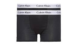 Calvin Klein Jungen 2er Pack Boxershorts Trunks Baumwolle mit Stretch, Schwarz (Black), 12-14 Jahre von Calvin Klein