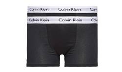 Calvin Klein Jungen 2er Pack Boxershorts Trunks Baumwolle mit Stretch, Schwarz (Black), 8-10 Jahre von Calvin Klein