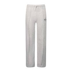 Calvin Klein Mädchen Seaming Straight Sweatpants Gr. 10 Jahre Grau IG0IG01268PZ2 von Calvin Klein