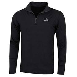 Calvin Klein Mens Cotton Golf Sweater – Schwarz – XXXXXL von Calvin Klein