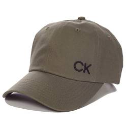 Calvin Klein Mens Cotton Twill Cap – Khaki – Einheitsgröße von Calvin Klein