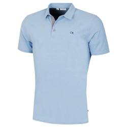 Calvin Klein Mens Prep Campus Golf Polo Shirt - Himmel - L von Calvin Klein