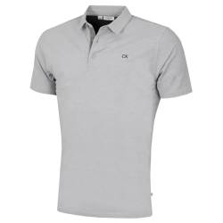 Calvin Klein Mens Prep Campus Golf Polo Shirt - Silber - M von Calvin Klein