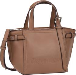 Calvin Klein Minimal Hardware Mini Tote FA22  in Beige (5.2 Liter), Handtasche von Calvin Klein