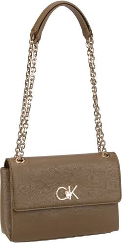 Calvin Klein Re-Lock EW Conv Crossbody PSP23  in Oliv (3.1 Liter), Schultertasche von Calvin Klein