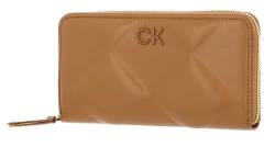 Calvin Klein Re-Lock Quilt Zip Around Wallet Brown Sugar von Calvin Klein
