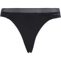 Calvin Klein Sed Comfort Light Tanga, verzierter Bund, für Damen, schwarz, XS von Calvin Klein