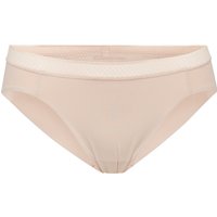 Calvin Klein Seductive Comfort Slip, Spitzenborte, für Damen, beige, S von Calvin Klein